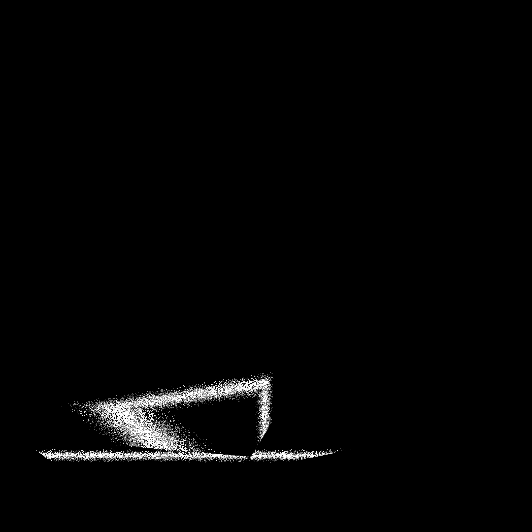 Animation showing the noisy depth map